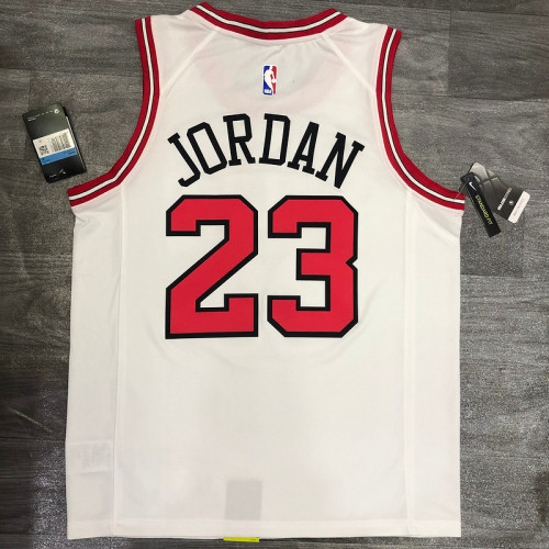 Michael Jordan Men's White Player Jersey - Classic Edition