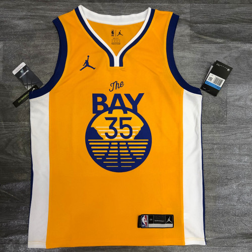 Kevin Durant Men's Yellow Player Jersey - Statement Edition