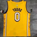 Nick Young Yellow City Edition Men's Player Jersey