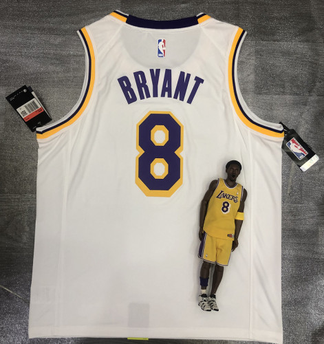 Kobe Bryant 8 White Men's Player Jersey