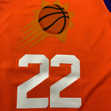 Men's DeAndre Ayton Orange Finished Swingman Player Jersey - Statement Edition