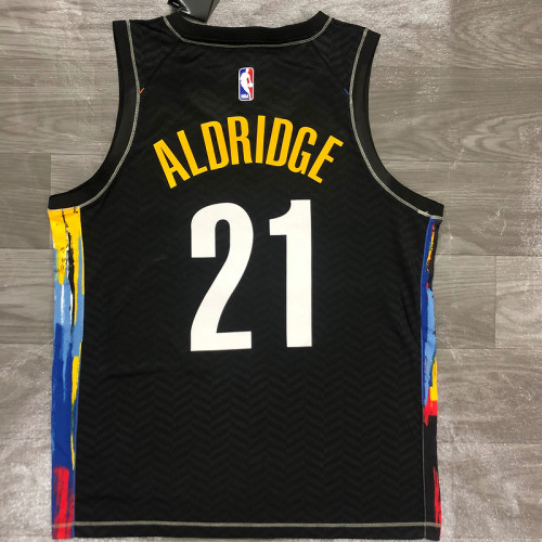 Men's LaMarcus Aldridge 2020-21 Black Swingman Player Jersey – City Edition
