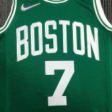 Men's Jaylen Brown Green Team Jersey - 75th Anniversary Edition