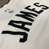 Men's LeBron James White 2020-21 Swingman Player Jersey – Association Edition
