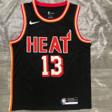 Men's Bam Adebayo Black Classics Swingman Player Jersey