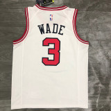 Men's Dwyane Wade White Swingman Player Jersey - Association Edition