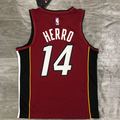 Men's Tyler Herro Red 2020-21 Swingman Player Jersey - Statement Edition