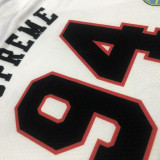 Men's Co-branded White Swingman Player Jersey - Limited Edition