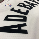 Men's Bam Adebayo White 2020-21 Swingman Player Jersey – Association Edition