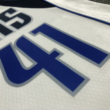 Men's Dirk Nowitzki White Team Jersey - 75th Anniversary Edition