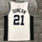 Men's Tim Duncan White 2020-21 Swingman Player Jersey – Association Edition
