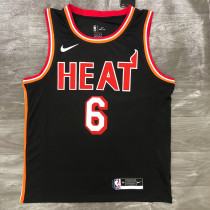 Men's LeBron James Black Classics Swingman Player Jersey
