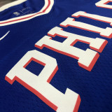 Men's Allen Iverson Royal 2020-21 Swingman Player Jersey - Icon Edition