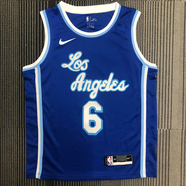 Men's LeBron James 2021 Blue Player Jersey - Classic Edition