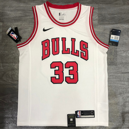 Scottie Pippen Men's White Player Jersey - Classic Edition