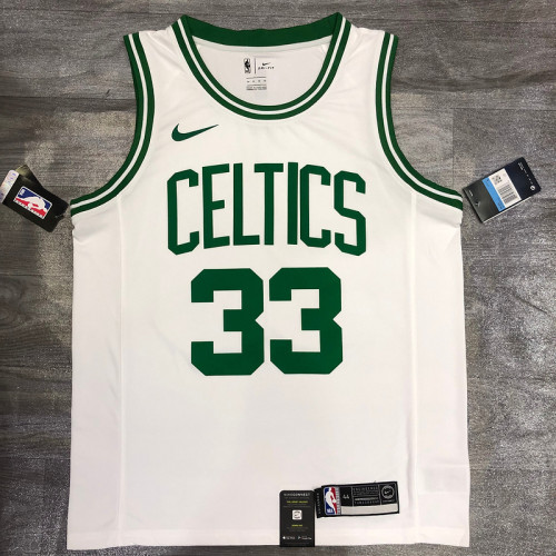 Larry Bird White Men's Player Jersey-Association Edition