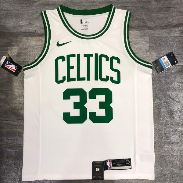 Larry Bird White Men's Player Jersey-Association Edition