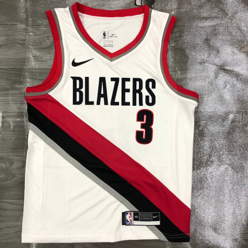 Men's Carmelo Anthony White Swingman Player Jersey - Association Edition