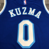 Kyle Kuzma Men's Blue Player Jersey - Retro Classic Joint Edition