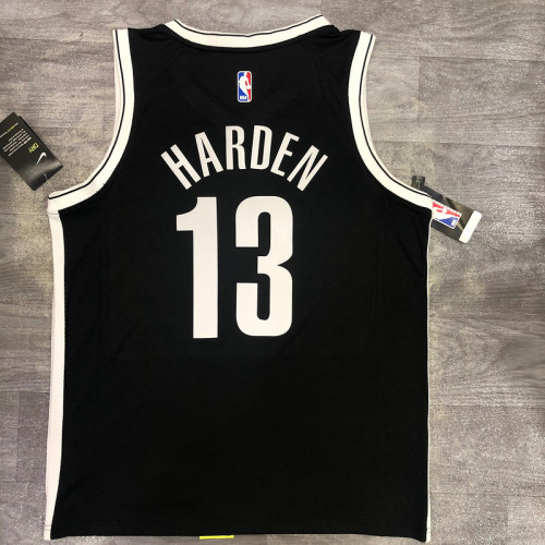 James Harden Men's Black Player Jersey- Icon Edition