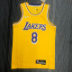 Men's Kobe Bryant Yellow Team Jersey - 75th Anniversary Edition