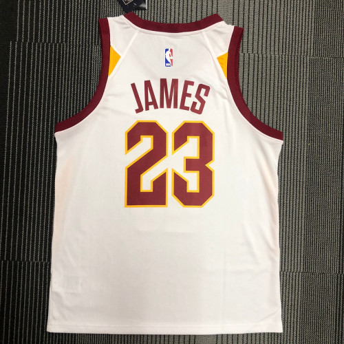 Men's LeBron James White Team Jersey - Association Edition