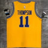 Klay Thompson Men's Yellow Player Jersey - Classic Edition