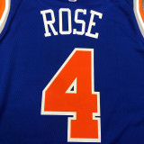 Men's Derrick Rose Blue 2020-21 Swingman Player Jersey - Icon Edition