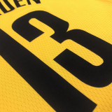 Men's Kevin Durant Yellow Swingman Player Jersey - Spread Love