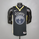 Men's Klay Thompson V-neck Black Player Jersey - Statement Edition