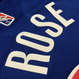 Men's Derrick Rose Blue Team Jersey - 75th Anniversary Edition