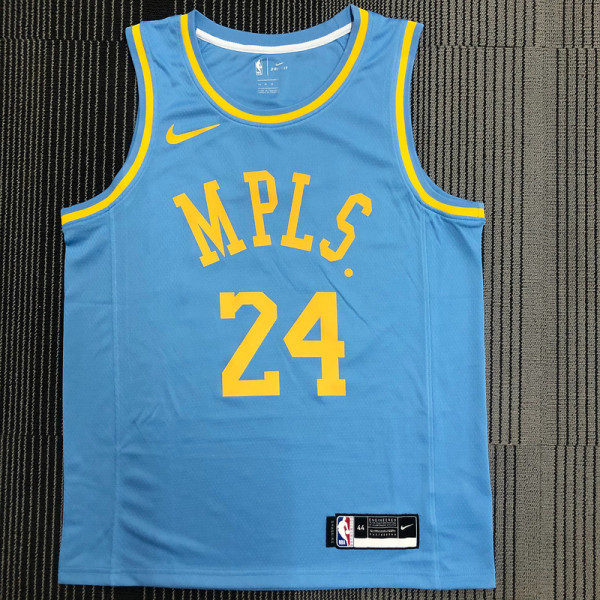 Kobe Bryant Men's Blue Swingman Team Jersey - MPLS Classical Edition
