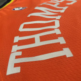 Men's Klay Thompson Orange Player Jersey - Retro Classical Edition
