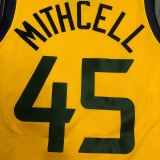 Donovan Mitchell Men's Yellow Swingman Team Jersey - Statement Edition