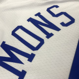 Men's Ben Simmons White 2020-21 Swingman Player Jersey - Association Edition