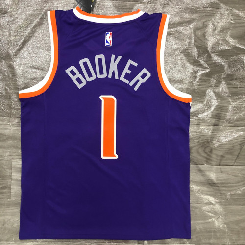 Men's Devin Booker 2020-21 Purple Swingman Player Jersey - Icon Edition