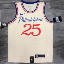 Ben Simmons Men's White Player Jersey- City Edition