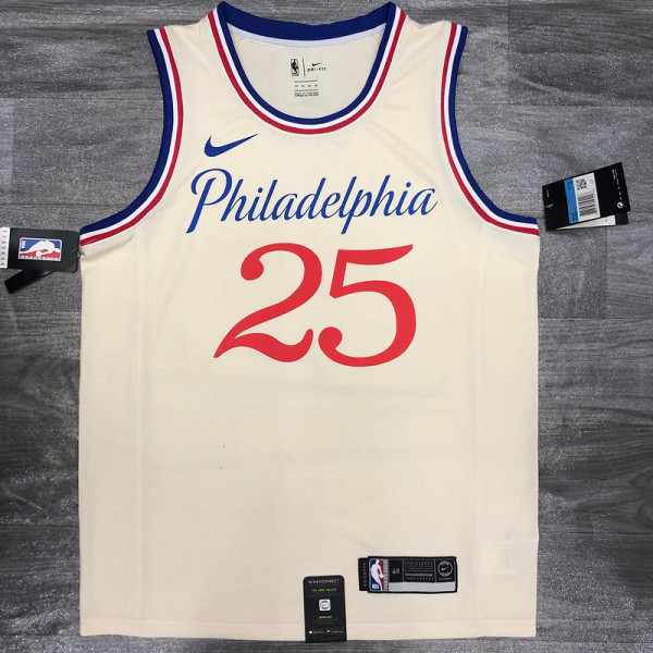 Ben Simmons Men's White Player Jersey- City Edition