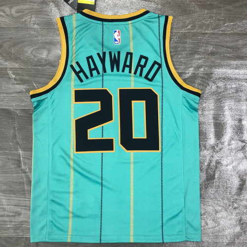 Men's Gordon Hayward Mint Green 2020-21 Swingman Player Jersey - City Edition