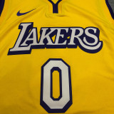 Kyle Kuzma Yellow City Edition Men's Player Jersey