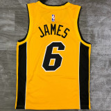 Men's LeBron James Gold 2020-21 Swingman Player Jersey - Earned Edition