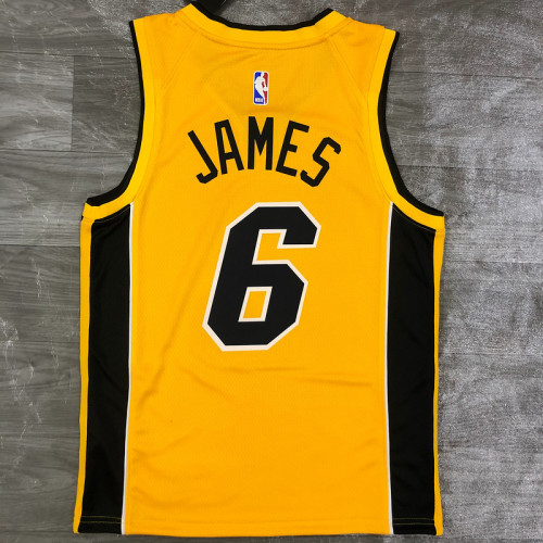 Men's LeBron James Gold 2020-21 Swingman Player Jersey - Earned Edition