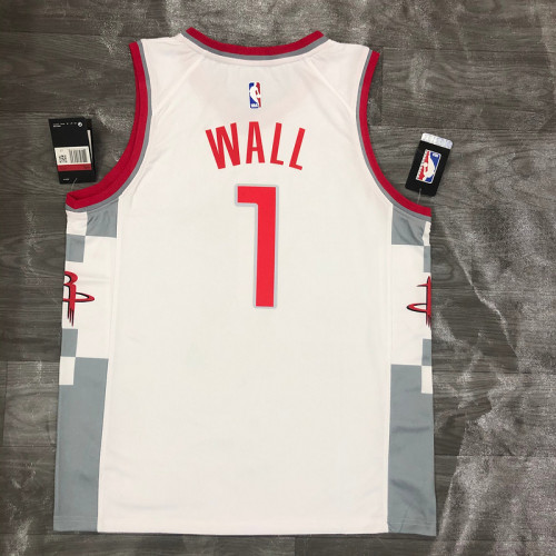 Men's John Wall White 2019-20 Finished Swingman Player Jersey - City Edition
