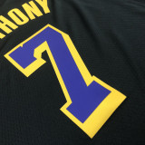 Carmelo Anthony Men's Black Swingman Team Jersey - Earned Edition