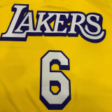 Men's LeBron James 2020-21 Yellow Player Jersey - City Edition
