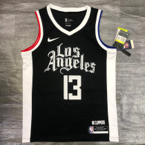 Men's Paul George 2020-21 Black Swingman Player Jersey – City Edition