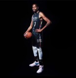 Men's Kevin Durant 2020-21 Black Swingman Player Jersey – City Edition