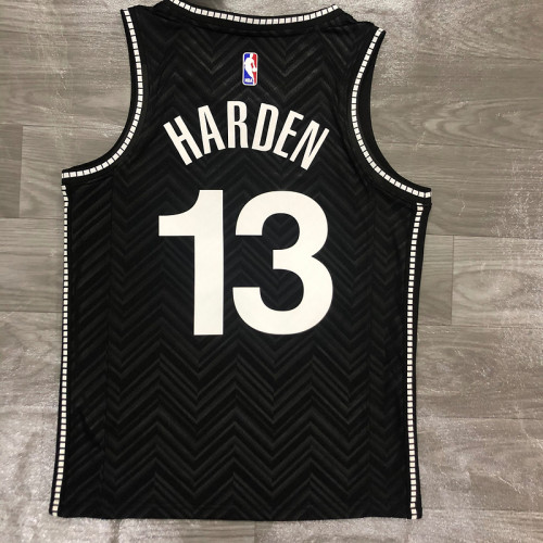 Men's James Harden Black 2020-21 Swingman Player Jersey – Earned Edition