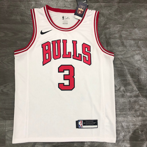 Men's Dwyane Wade White Swingman Player Jersey - Association Edition