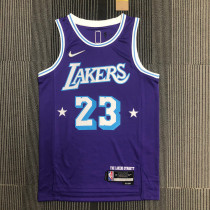 Men's LeBron James Purple Team Jersey - 75th Anniversary City Edition